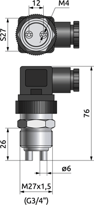 Two-rod sensor