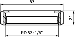 Overall dimensions QA.51.1-M25
