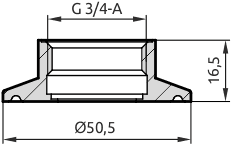 Overall dimensions QA.52-G34-CL15