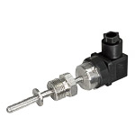 TRE.H12: Immersion temperature sensor with adjustable fitting and DIN 43650 connector