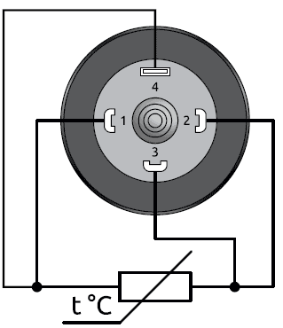 Four-wire connection