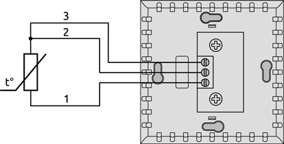 Connection diagram of ELHART TRE.V50 sensor