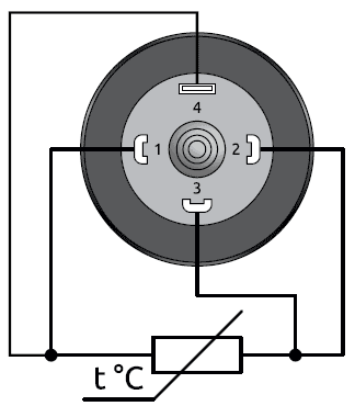Four-wire connection